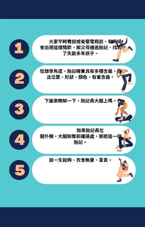 腿上有胎記|【腿上有胎記】揭秘大腿胎記的命運玄機：部位、形狀大解析